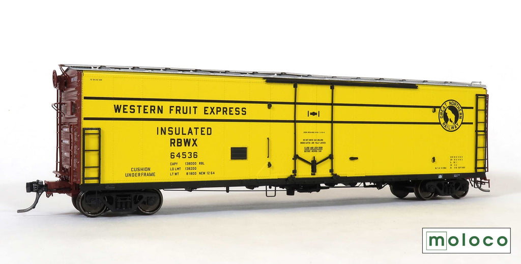 RBWX 64535 and 64536 50-foot insulated box cars now in stock.
