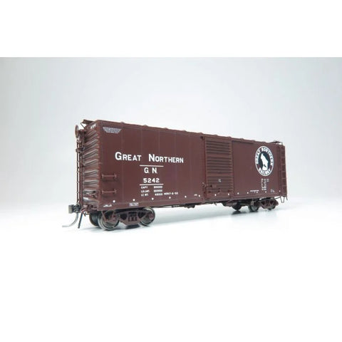 B2 Steel boxcar 5000-5499, mineral red, St. Cloud 1955, HO Scale