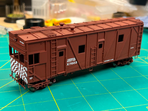 Weed Spray Car X 7603 in HO scale