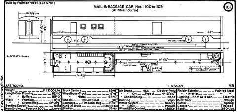Equipment Diagram Book - 1952 Passenger - Digital