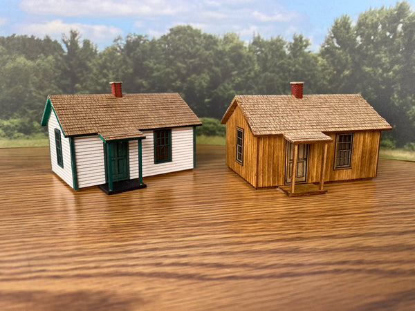 Section House, Three Room, 16x24 - HO Scale