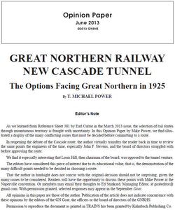 Digital RS OP1 - New Cascade Tunnel - Options Facing GN in 1925